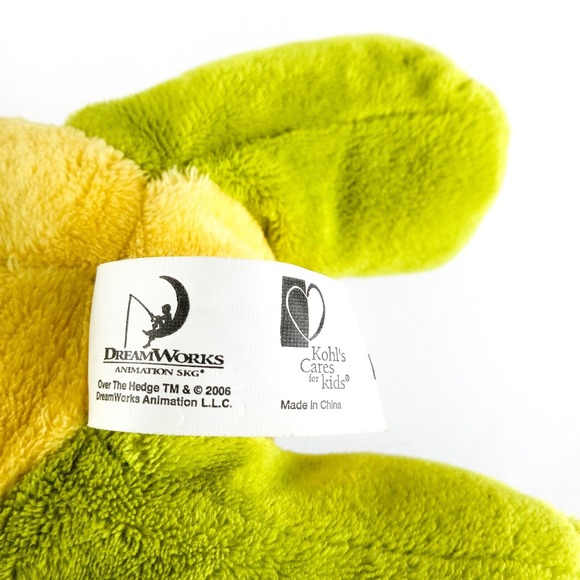 Kohls Cares Dreamworks Over The Hedge 10" Verne the Turtle Plush - Picture 7 of 7